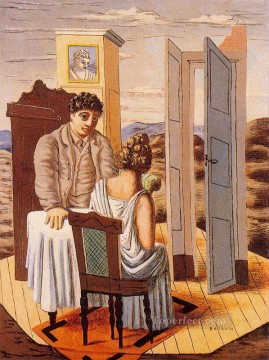 conversación 1927 Giorgio de Chirico Surrealismo metafísico Pinturas al óleo